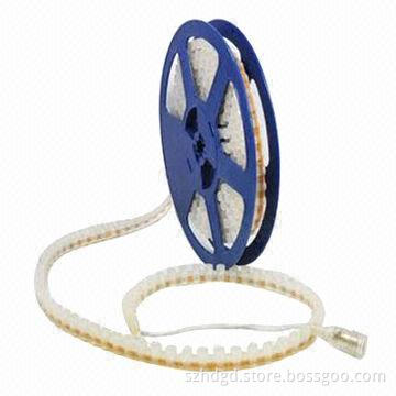Flexible LED Strip in White/Warm White with 7.7W Power and 12V DC Working Voltage